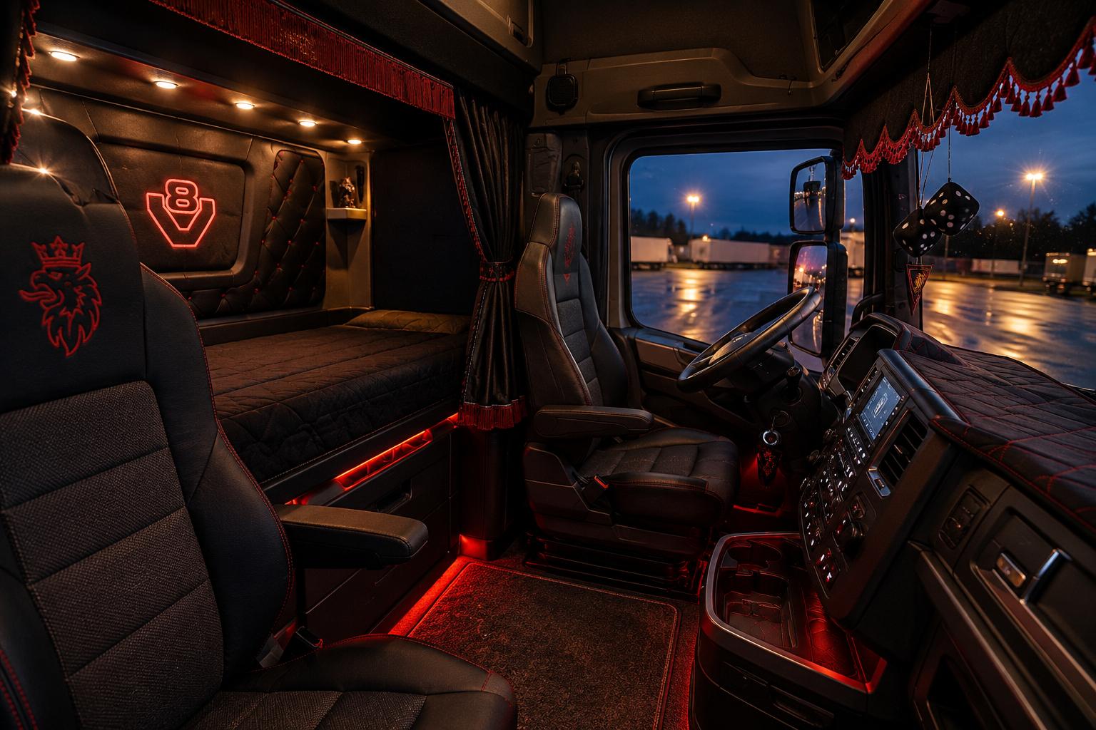 10 accessoires indispensables pour rendre la cabine d’un camion plus confortable